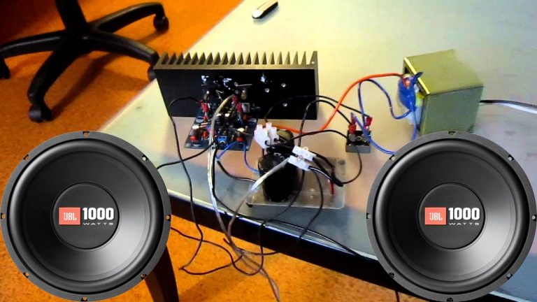how to make an amplifier for subwoofers